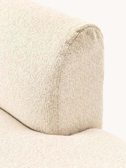 Sofás>Westwing Collection Diván modular en tejido bouclé Sofia Bouclé beige claro