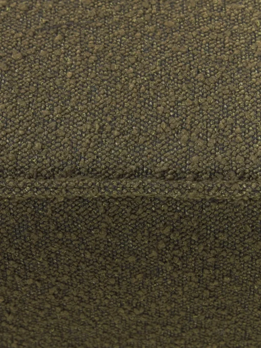 Sofás>Westwing Collection Diván modular en tejido bouclé Lennon Bouclé verde oliva