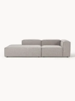 Sofás>Westwing Collection Diván modular en tejido bouclé Lennon Bouclé Taupe