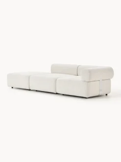 Sofás></noscript>Westwing Collection Diván modular en tejido bouclé Anton Bouclé blanco Off White