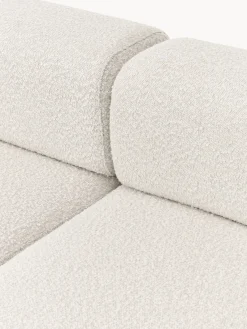 Sofás></noscript>Westwing Collection Diván modular en tejido bouclé Anton Bouclé blanco Off White