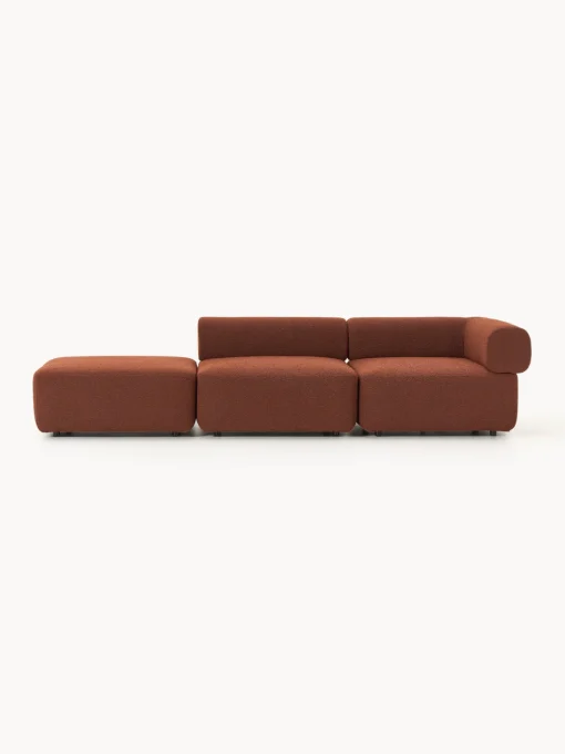 Online Diván modular en tejido bouclé Anton Sofás