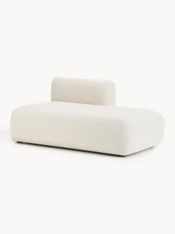 Sofás></noscript>Westwing Collection Diván modular en tejido bouclé Sofia Bouclé jaspeado, blanco crema
