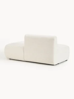 Sofás></noscript>Westwing Collection Diván modular en tejido bouclé Sofia Bouclé jaspeado, blanco crema