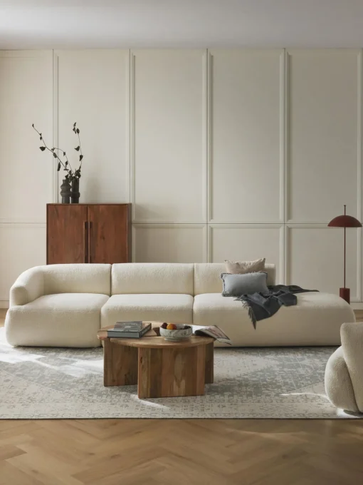 Online Diván modular grande de borreguillo Sofia Sofás