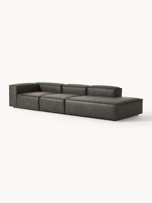 Best Diván modular grande de cuero reciclado Lennon Sofás