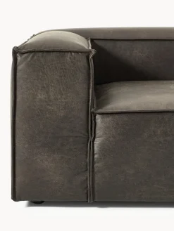 Best Diván modular grande de cuero reciclado Lennon Sofás