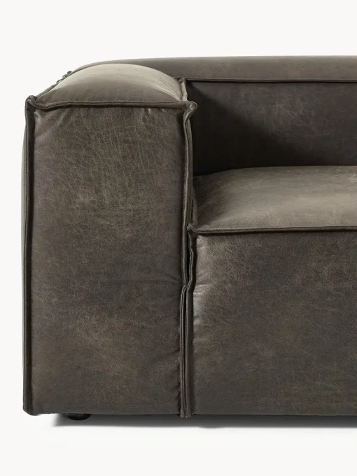 Best Diván modular grande de cuero reciclado Lennon Sofás