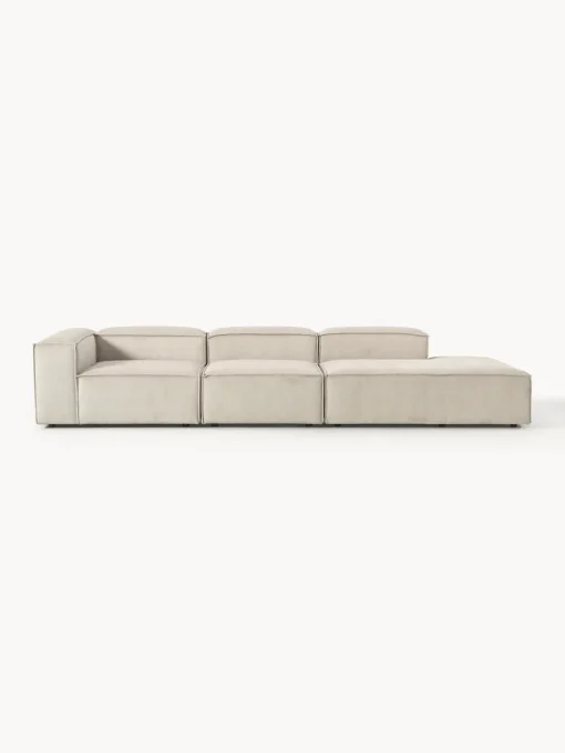 Diván modular grande de pana Lennon Sofás