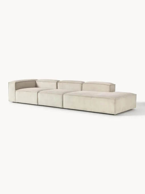 Diván modular grande de pana Lennon Sofás