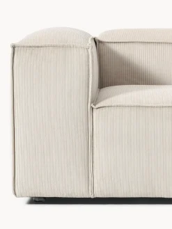 Sofás></noscript>Westwing Collection Diván modular grande de pana Lennon Pana beige claro