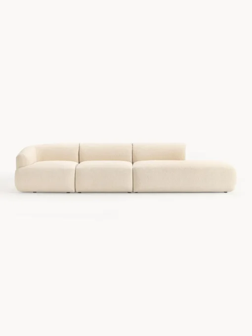 Online Diván modular grande en tejido bouclé Sofia Sofás