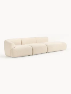 Online Diván modular grande en tejido bouclé Sofia Sofás