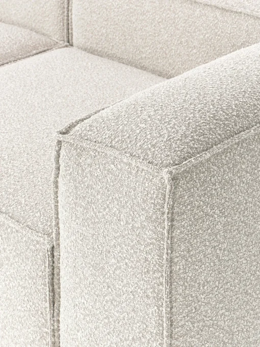 Online Diván modular grande en tejido bouclé Lennon Sofás