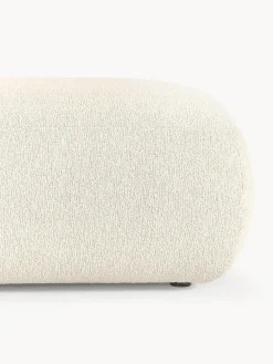 Sofás></noscript>Westwing Collection Diván modular grande en tejido bouclé Sofia Bouclé blanco Off White