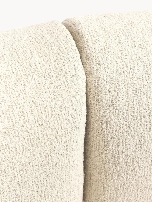 Sofás>Westwing Collection Diván modular grande en tejido bouclé Sofia Bouclé blanco Off White
