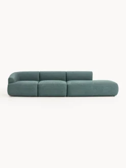 Sale Diván modular grande en tejido bouclé Sofia Sofás