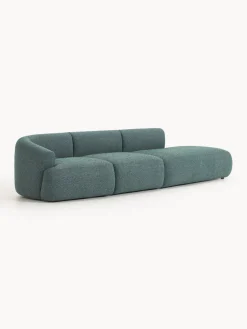 Sale Diván modular grande en tejido bouclé Sofia Sofás