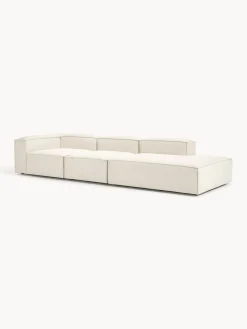 Sofás></noscript>Westwing Collection Diván modular grande Lennon Tejido blanco Off White