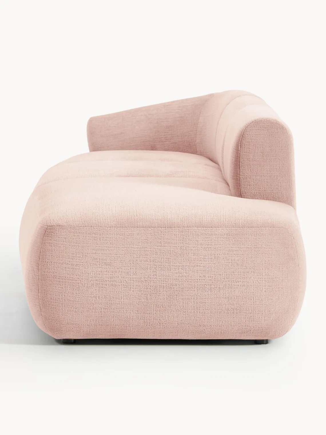 Sofás>Westwing Collection Diván modular grande Sofia Terciopelo melocotón