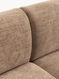 Sofás></noscript>Westwing Collection Diván modular grande Sofia Terciopelo marrón