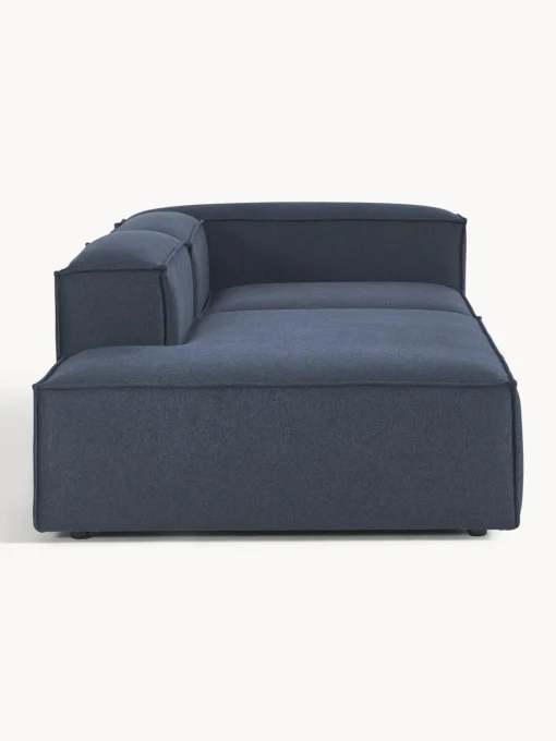 Sofás>Westwing Collection Diván modular Lennon Tejido azul oscuro