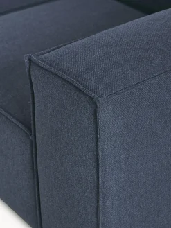 Sofás></noscript>Westwing Collection Diván modular Lennon Tejido azul oscuro