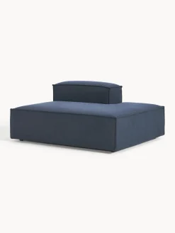 Sofás></noscript>Westwing Collection Diván modular Lennon Tejido azul oscuro