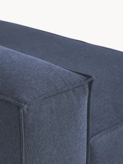 Sofás></noscript>Westwing Collection Diván modular Lennon Tejido azul oscuro