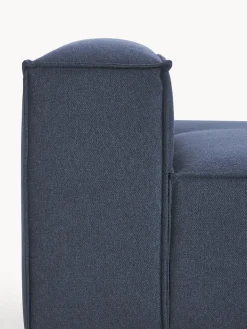 Sofás></noscript>Westwing Collection Diván modular Lennon Tejido azul oscuro