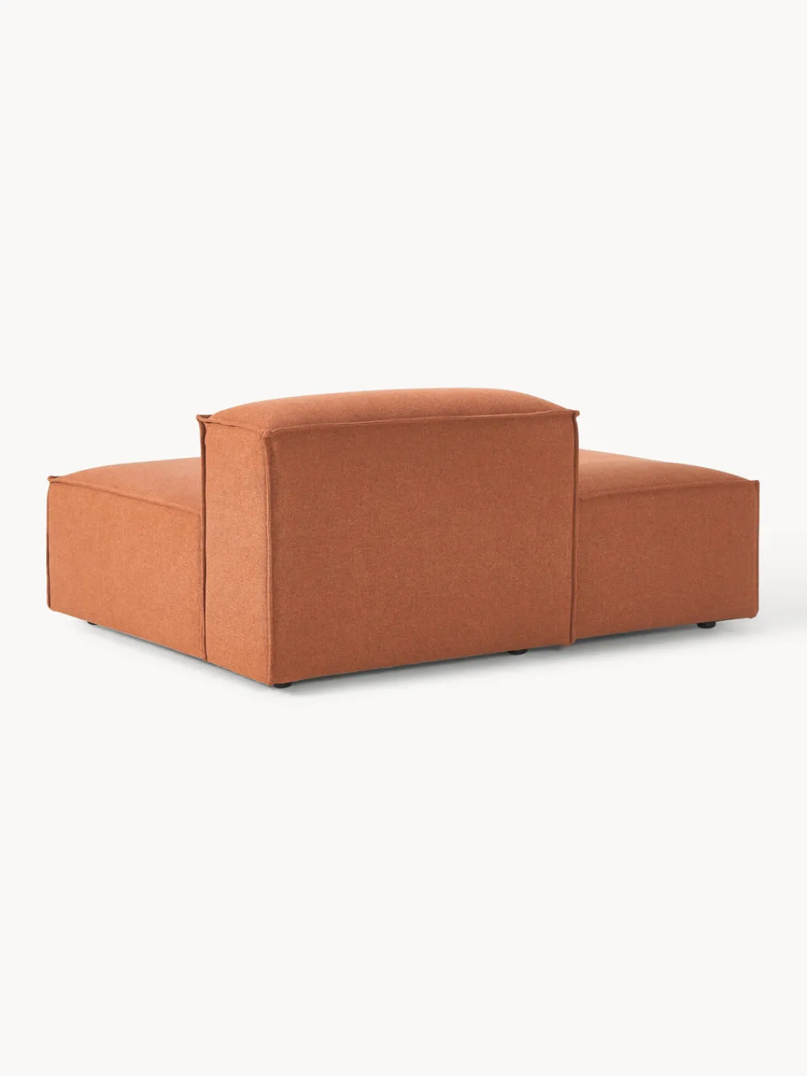 Sofás>Westwing Collection Diván modular Lennon Tejido terracota