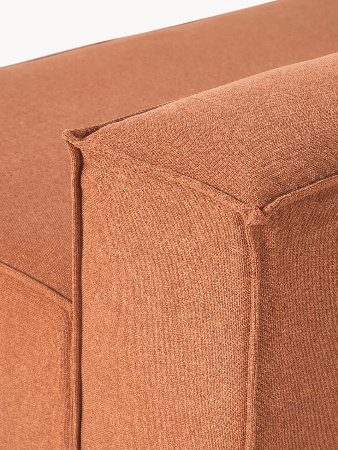 Sofás>Westwing Collection Diván modular Lennon Tejido terracota