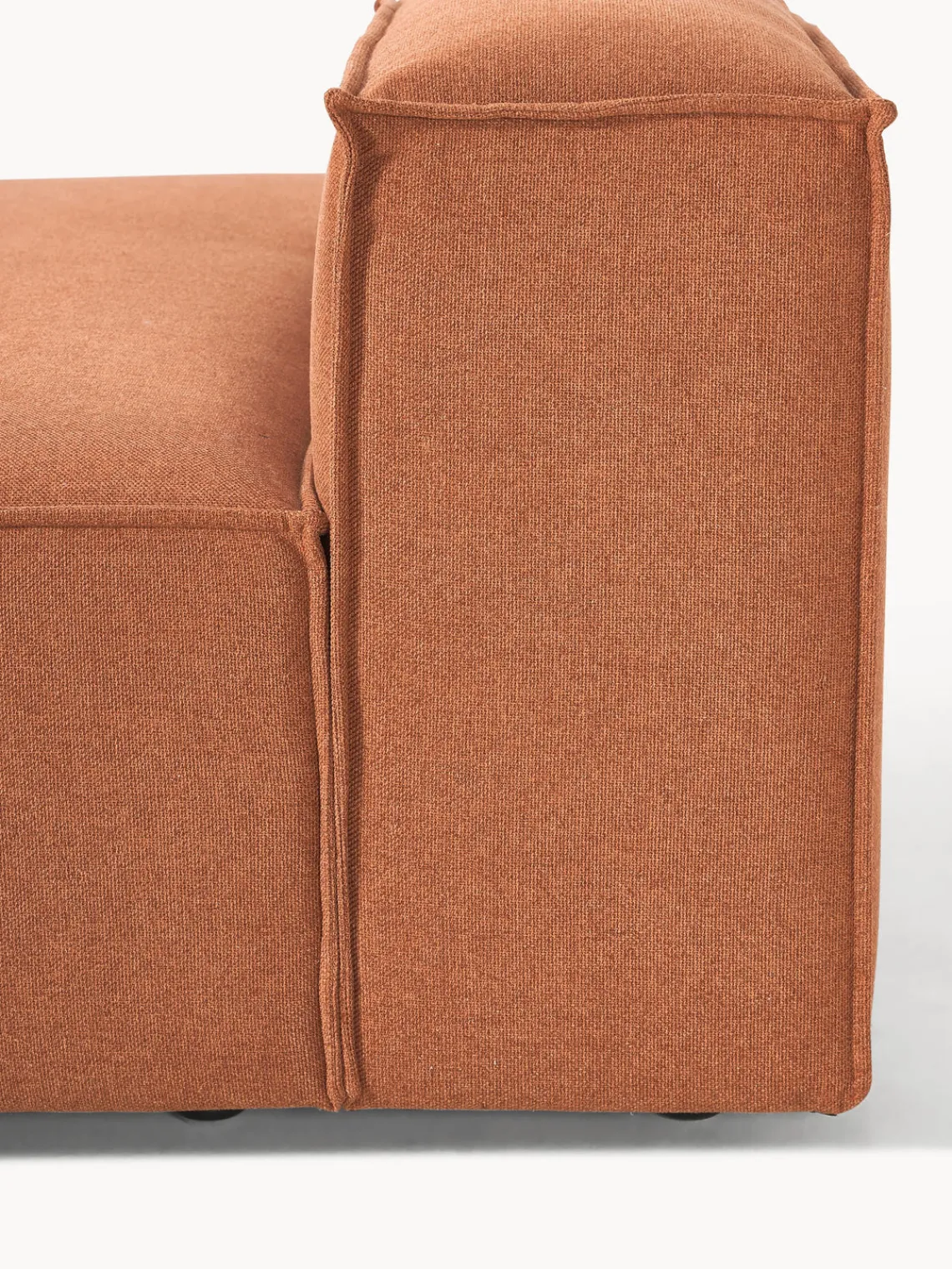 Sofás>Westwing Collection Diván modular Lennon Tejido terracota