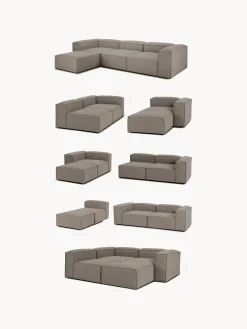 Sofás></noscript>Westwing Collection Diván modular Lennon Tejido taupe