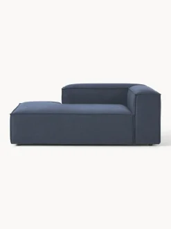Sofás></noscript>Westwing Collection Diván modular Lennon Tejido azul oscuro