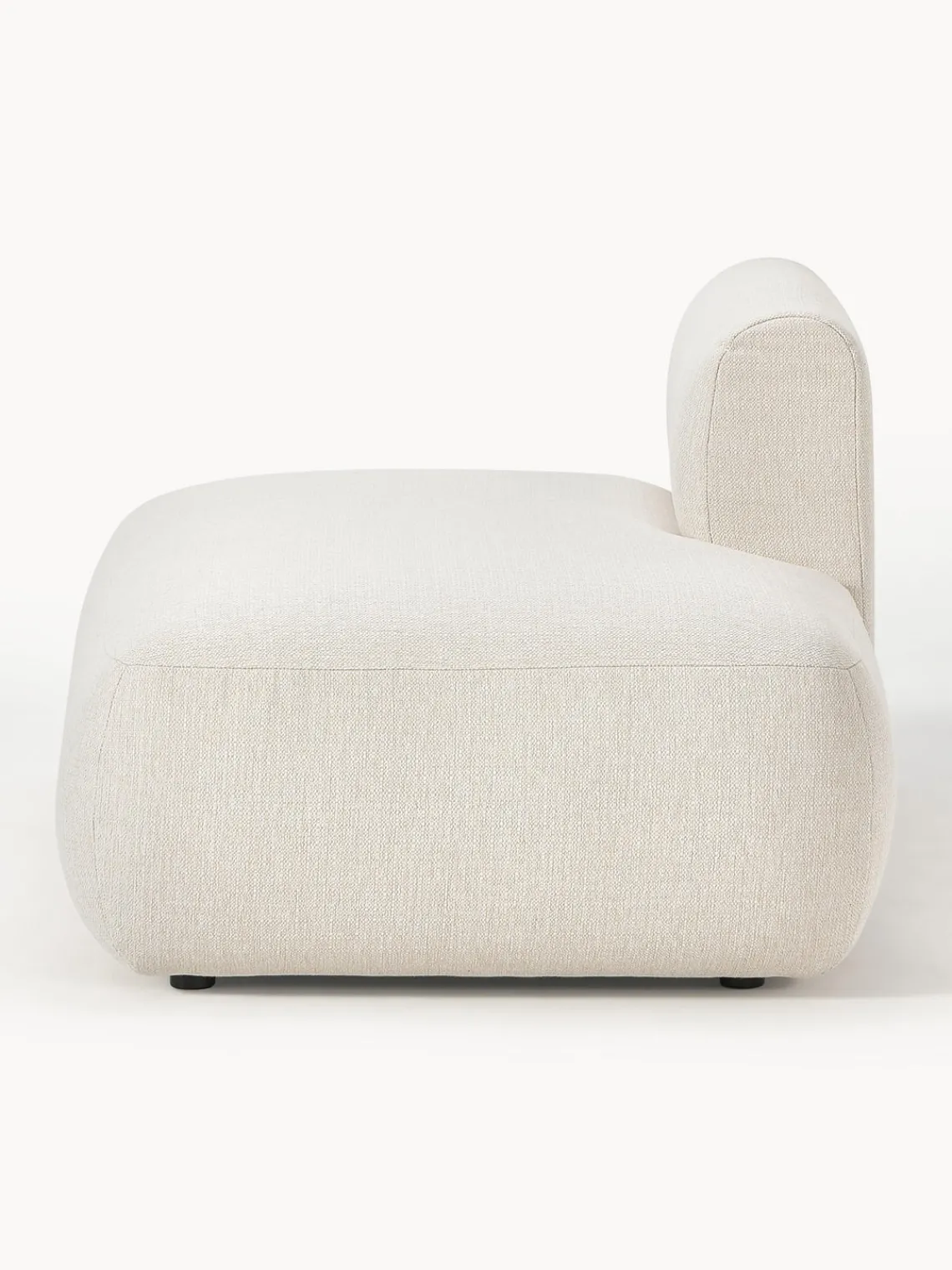 Sofás>Westwing Collection Diván modular Sofia Tejido grueso blanco crema