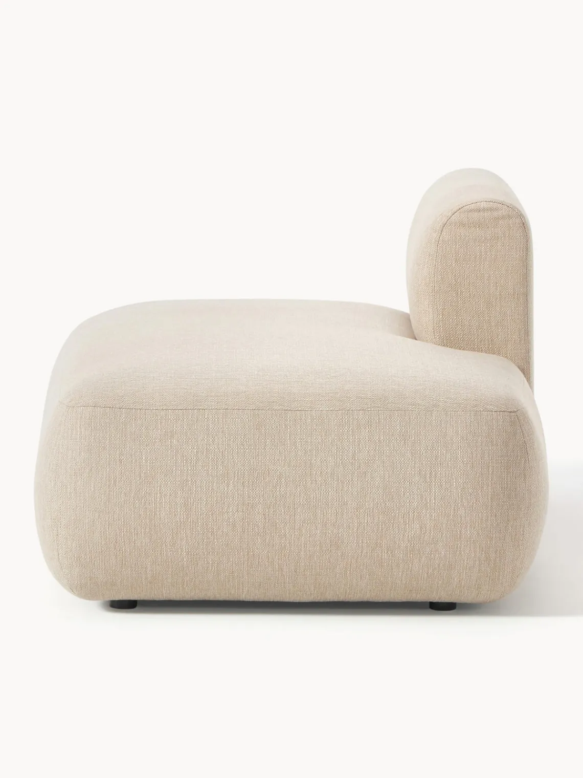 Sofás>Westwing Collection Diván modular Sofia Tejido grueso beige claro