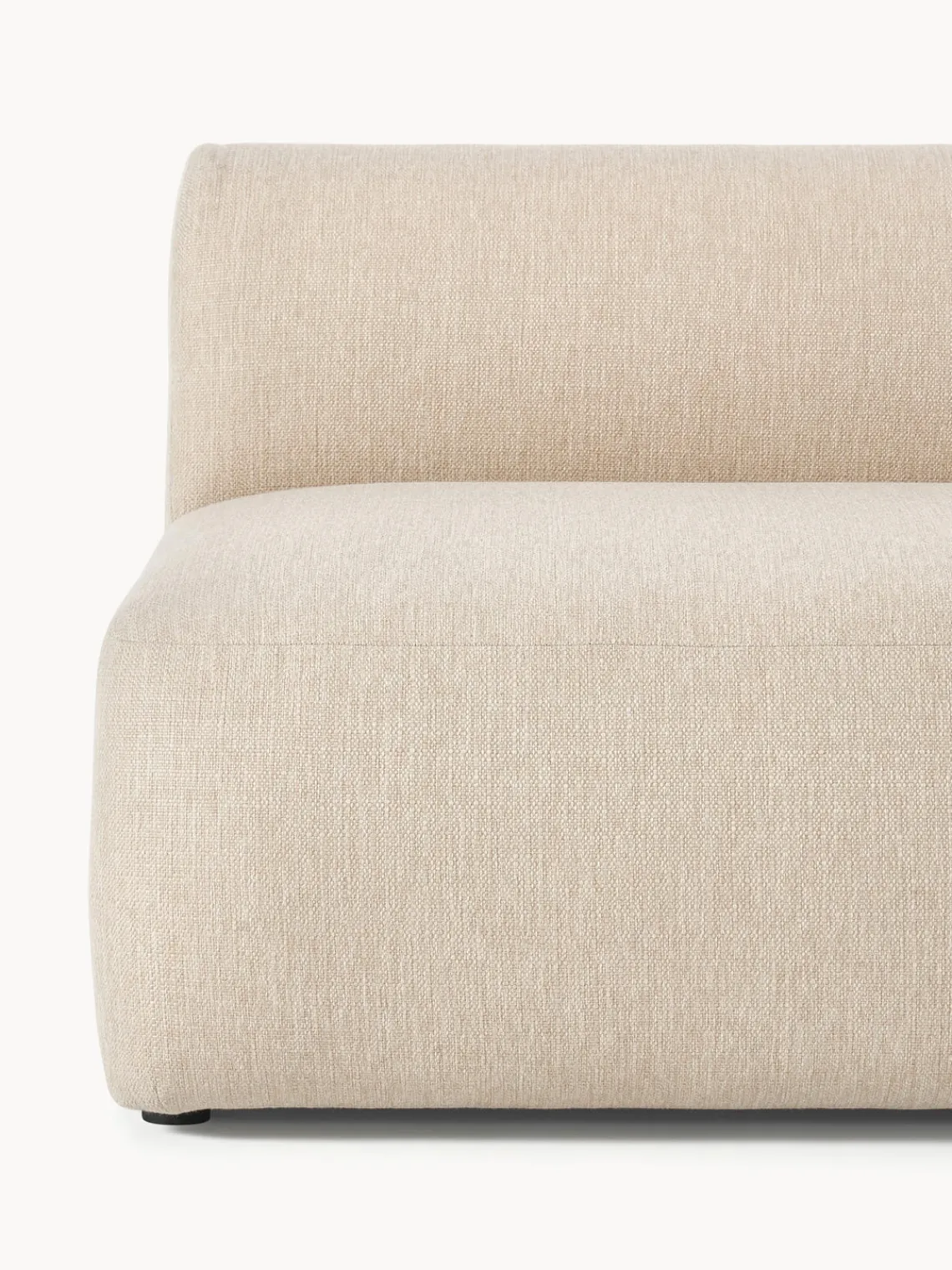 Sofás>Westwing Collection Diván modular Sofia Tejido grueso beige claro