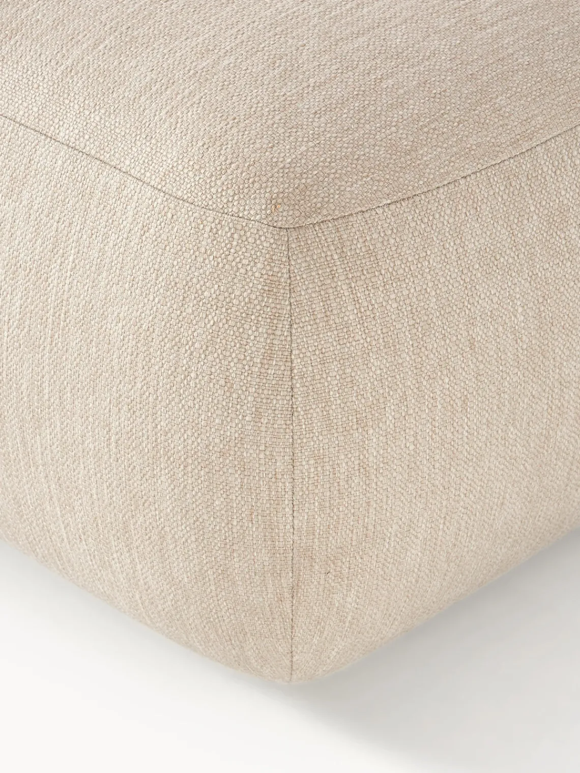 Sofás>Westwing Collection Diván modular Sofia Tejido grueso beige claro
