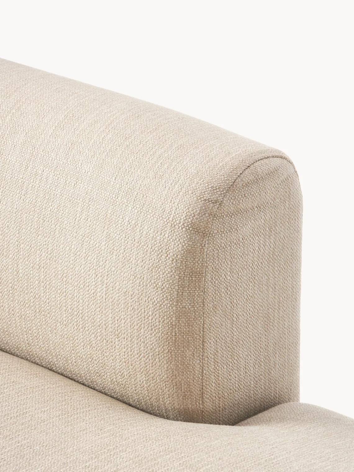 Sofás>Westwing Collection Diván modular Sofia Tejido grueso beige claro