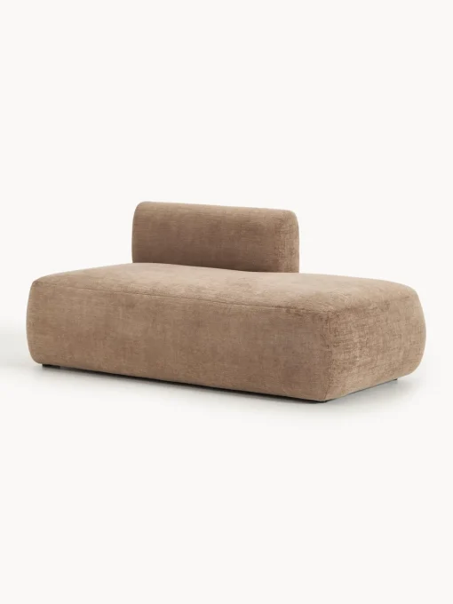 Sofás>Westwing Collection Diván modular Sofia Terciopelo marrón