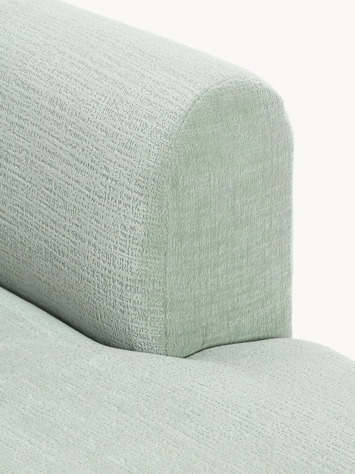 Sofás>Westwing Collection Diván modular Sofia Terciopelo verde salvia