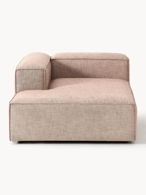 Outlet Diván rinconero modular de mezcla de lino Lennon Sofás