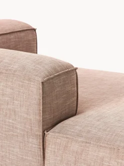 Outlet Diván rinconero modular de mezcla de lino Lennon Sofás
