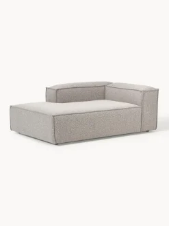 Sofás>Westwing Collection Diván rinconero modular en tejido bouclé Lennon Bouclé Taupe