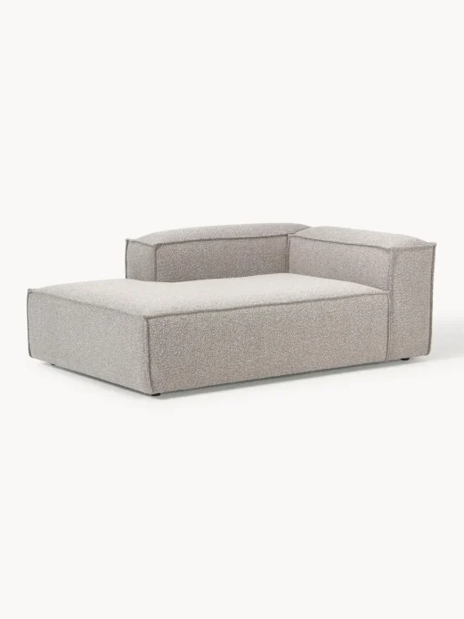 Sofás>Westwing Collection Diván rinconero modular en tejido bouclé Lennon Bouclé Taupe