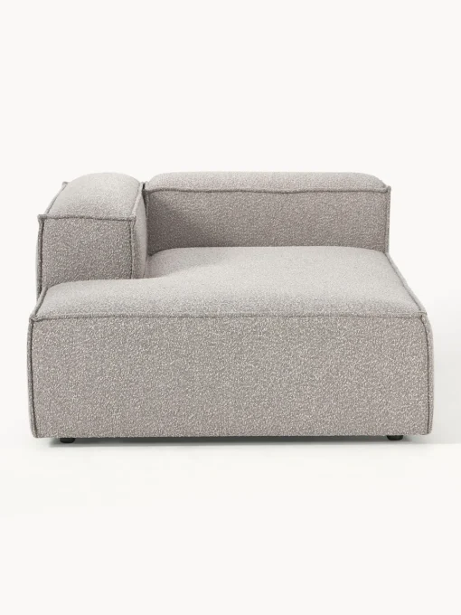 Sofás>Westwing Collection Diván rinconero modular en tejido bouclé Lennon Bouclé Taupe