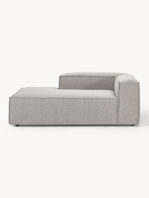 Sofás>Westwing Collection Diván rinconero modular en tejido bouclé Lennon Bouclé Taupe