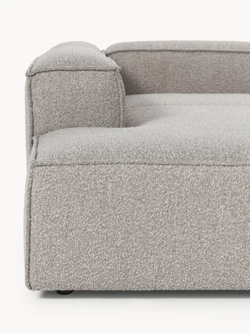 Sofás>Westwing Collection Diván rinconero modular en tejido bouclé Lennon Bouclé Taupe
