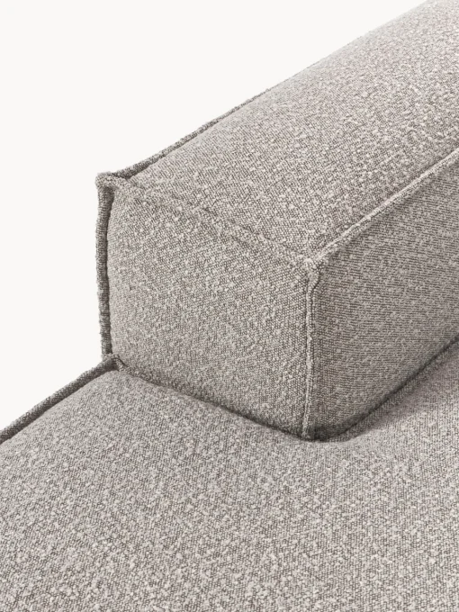 Sofás>Westwing Collection Diván rinconero modular en tejido bouclé Lennon Bouclé Taupe
